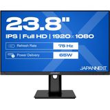JAPANNEXT - JN-IPS238FHDR-C65W-HSP - Monitor - 23,8 inch - Full HD - IPS-paneel - USB-C Opladen