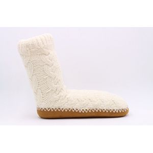 Alpacas Footwear - Sokslof - Warme voering - Antislip zool - Ivory - 39/41