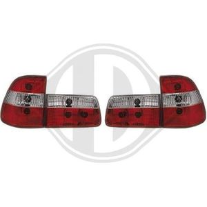 Diederichs - 1223895 - Set Achterlichten - Wit/Rood - Vierdelig