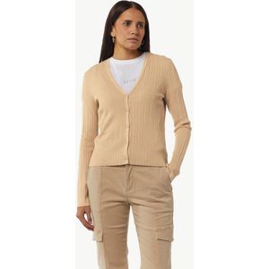 comma casual identity Gebreid vest  sand