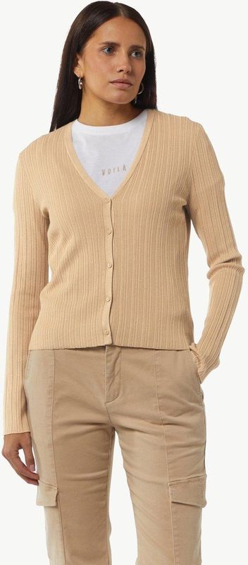 comma casual identity Gebreid vest  sand