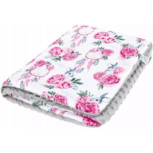 Dubbelzijdig Babydekentje 75x100cm - Katoen & Minky - Dromenvanger