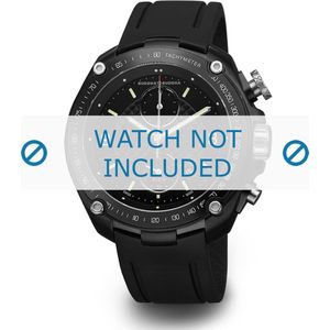 Buddha to Buddha Horlogeband BTB.F.R.CH.04 Rubber Zwart 18mm