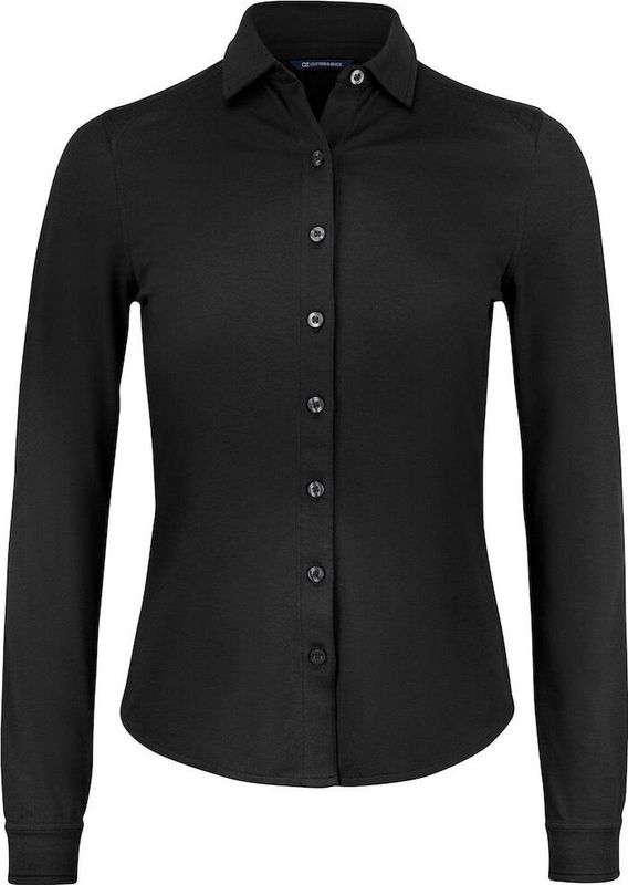 Cutter & Buck Advantage Shirt Dames Zwart maat S