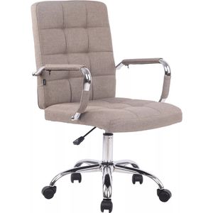 In And OutdoorMatch Moderne bureaustoel grijs Modesto - Stof - Ergonomische stoel - Bureaustoel - Verstelbaar - Voor volwassenen
