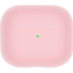 Siliconen Case Cover - Hoesje Geschikt voor AirPods 3 - Kleur Roze
