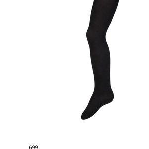 Effen zwarte kindermaillot - maat 134/146