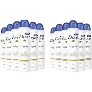 Dove - Deodorant Spray - Voordeelverpakking 12 x 250 ml - Original