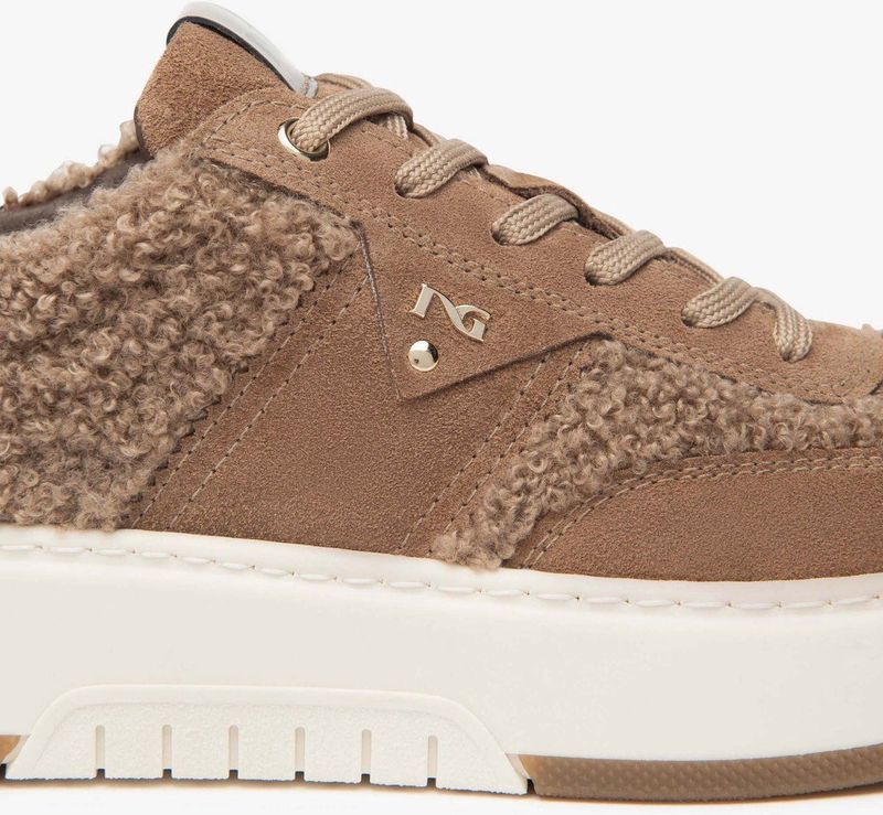 Nerogiardini - T.Curly 13 - Sneakers - Mou - Platino - Vrouwen