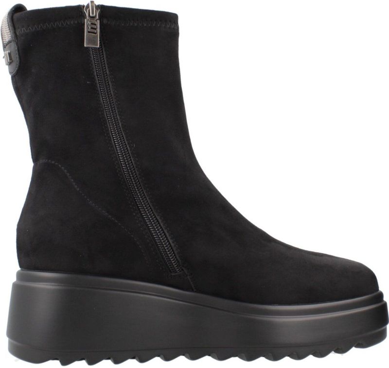 MTNG - Nolia - Enkellaarsjes - Zwart - 3 tot 5 cm - Ritssluiting