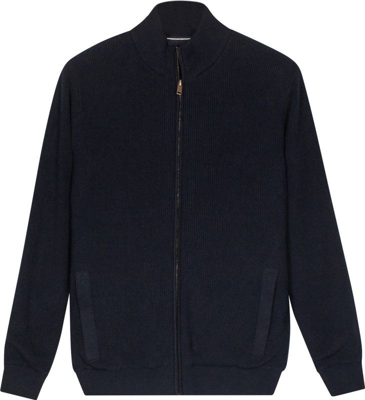 Baileys - 522189 - Vest - Navy - Lange Mouw - Regular Fit