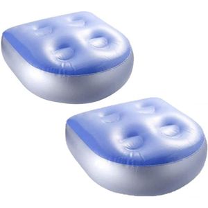 My Ninki ® Comfortabele Opblaasbare Spa Zitverhoger Set van 2 met Zuignappen voor Whirlpool Relaxatie