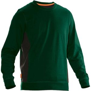 Jobman 5402 Sweatshirt ronde hals - Maat M - Grijs/Zwart