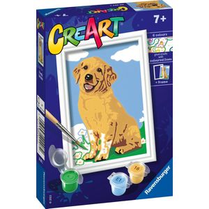 Ravensburger CreArt Friendly Retriever - Schilderen op nummer voor kinderen