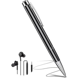 Digitale Voice Recorder met 800 Uur Opnametijd en 64 GB Opslag - Ideaal voor Lessen, Interviews en Vergaderingen