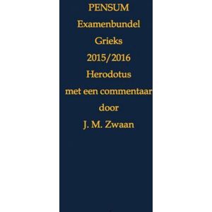 Pensum Examenbundel Grieks 2015/2016 Herodotus