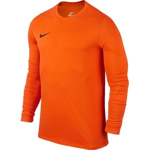 Nike Park VI LS Teamshirt Heren Sportshirt - Maat S - Mannen - oranje/zwart