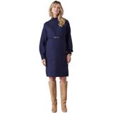 Trui-jurk - Marineblauw - Voor Zwangere Vrouwen - Met Juweel-effect en Ceintuur