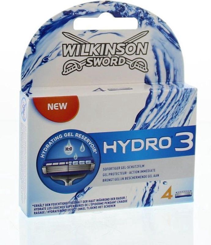 Wilkinson Sword - Hydro 3 - Scheermesjes - 4 Stuk - Ultra Glide Messen