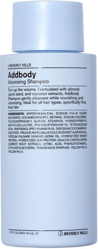 J Beverly Hills Blue Addbody Shampoo 340 ml