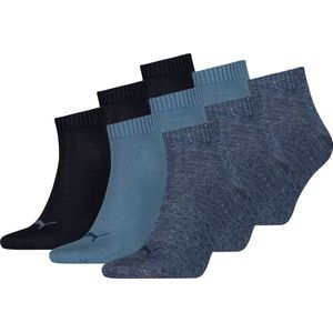SOKKEN 9 paar Puma unisex kwartsokken, sneakers maat. 35 - 49 voor dames- en herensokken