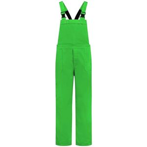 Tuinbroek voor volwassenen - groen - maat 46 - carnaval / feest - verkleedkleding