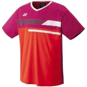 Yonex - Team - Korte Mouw Poloshirt - Rood - 100% Polyester