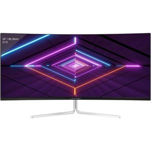 GAME HERO® 34 inch Ultrawide Curved Gaming Monitor Wit - 100 Hz