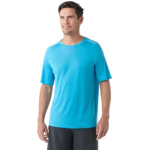 Smartwool - Active Ultralite - Korte Mouw T-shirt - Blauw - Heren
