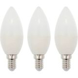 VITO LED Kaarslamp C37 E14 - 5W (vervangt 40W) - 416lm - 6400K - 220-240V - Ø50mm - Energiezuinig - 3 stuks