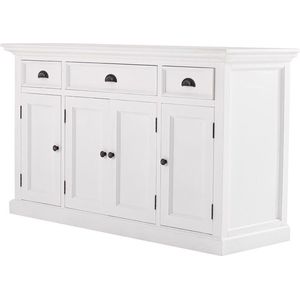 Halifax dressoir met 4 deuren en 3 laden, wit.