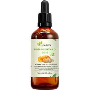 Pompoenzaad Olie 30ml – Biologisch & Koudgeperst – 100% Natuurlijke Pumpkin Seed Oil – Huid- & Haarverzorging – Premium Kwaliteit