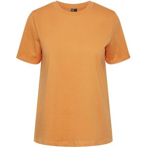 Pieces - Pcria Ss Fold Up Solid Tee Noos Bc - Dames - t-Shirts