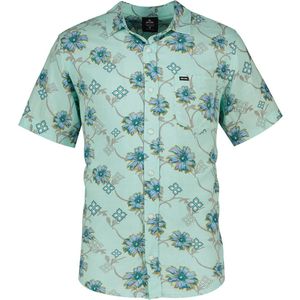 Rip Curl Surf Revival Overhemd Met Korte Mouwen Groen M Man