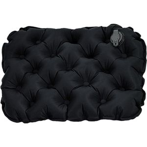 Opblaasbaar zitkussen - Waterdicht en multifunctioneel luchtkussen voor rolstoel, auto en thuis - Zwart .