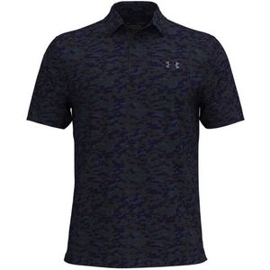 Under Armour Golf Playoff 3.0 Printed Korte Mouw Poloshirt Blauw XL / Regular Man
