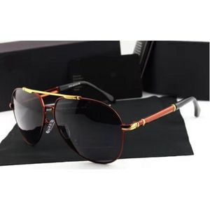 WVspecials piloot zonnebril zwart met rood - zonnebril heren - zonnebrillen - zonnebril heren sportief - zonnebril heren polaroid - Zonnebril Heren - 2024 - Gepolariseerde glazen - Zwart - Sunglasses