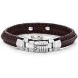 Buddha to Buddha 816BR Armband Nurul Small Leather Brown (F) 21 cm