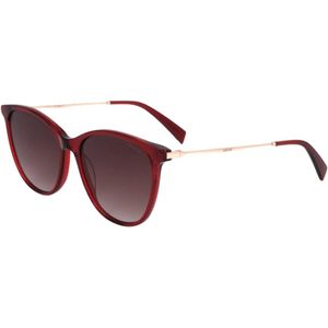 Levi's Zonnebril Lv 5006/s Cat. 3 Dames Rond Metaal Rood