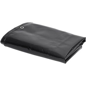 vidaXL - Zeildoek - Zwart - 650 g/m² - 4 x 6 m - Waterbestendig