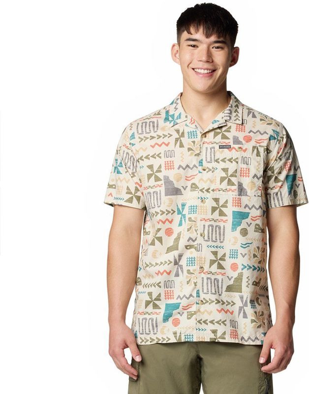 Columbia - Pine Canyon™ - Overhemd - Beige - Korte Mouwen