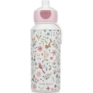 Mepal pop-up drinkfles Campus Little Dutch - 400 ml - Sluit goed af - Drinkbeker voor kinderen - Fairy Wonders