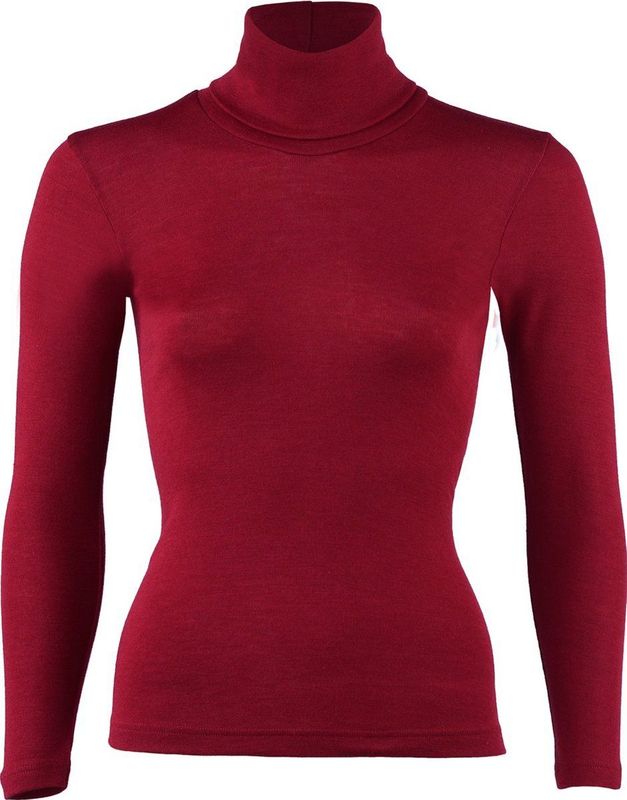 Dames Coltrui Merino Wol - Zijde | Engel Natur | GOTS | bordeaux 34/36s