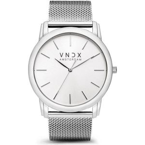 VNDX Amsterdam - Dames horloge - City Chick XL Zilver
