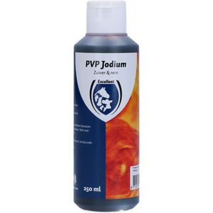Excellent Jodium Shampoo – 10% PVP Jodium – Uitsluitend voor dieren – Reinigt huid en vacht – Huidvriendelijk en prikt niet – Klepsluiting – 250ml