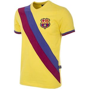 BarÇa Fc Barcelona 1978-79 Retro T-shirt Met Korte Mouwen Weg Geel L Man
