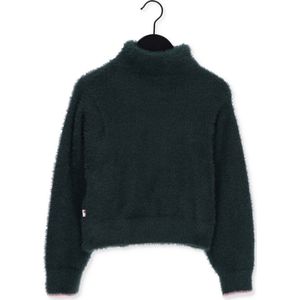 Ao76 Chris Zipped Mock-neck Truien & Vesten Meisjes - Sweater - Hoodie - Vest- Groen - Maat 128