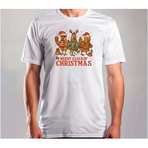 Merry Cluckin' Christmas - T Shirt - MerryChristmas - ChristmasVibes - Funny - Sarcasm - VrolijkKerstfeest - Kerstmis - Grappig - Sarcasme
