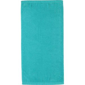 Cawö Lifestyle Uni Handdoek Turquoise 50x100