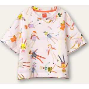 Oilily - Hussel short sleeve sweater - Roze - 122/7yr